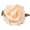 Ruža hodvábny kvet, priemer 8 cm - Šampanský