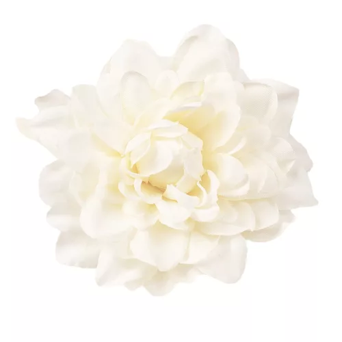 Dália hodvábny kvet, priemer 8 cm - Ekrú