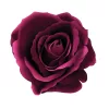 Zamatová ruža kvet, priemer 8 cm - Bordový