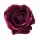 Zamatová ruža kvet, priemer 8 cm - Bordový