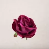 Zamatová ruža kvet, priemer 8 cm - Bordový