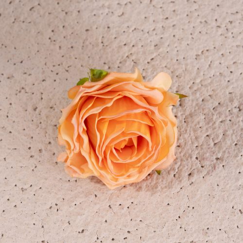 Ruža hodvábny kvet, priemer 7,5 cm – Žltý