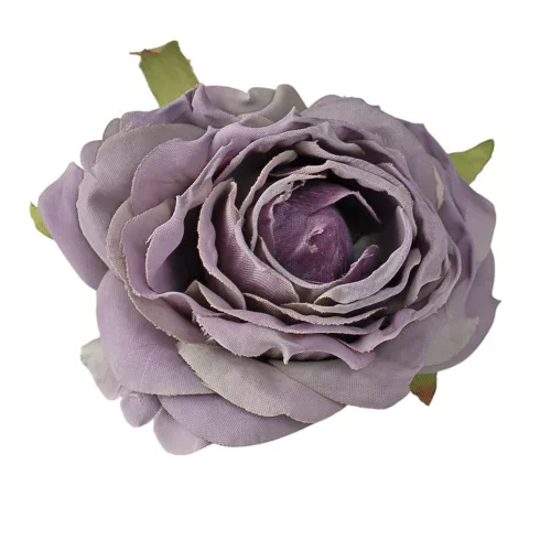 Ruža hodvábny kvet, priemer 7,5 cm - Fialový