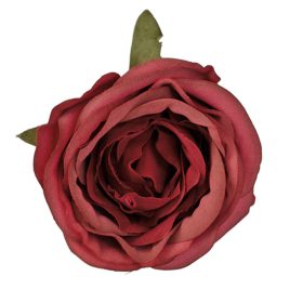 Anglická ruža hodvábny kvet, priemer 5,5 cm - Bordový