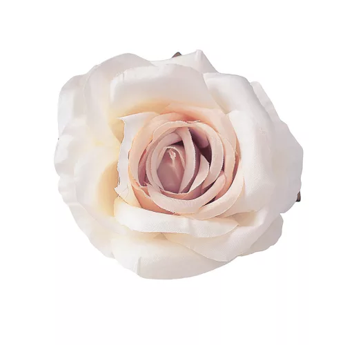 Ruža hodvábny kvet, priemer 10 cm - Ekrú