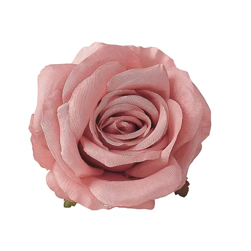 Ruža hodvábny kvet, priemer 10 cm - Tmavoružový