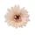 Gerbera hodvábny kvet, priemer 9 cm - Púdrovo ružový