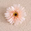 Gerbera hodvábny kvet, priemer 9 cm - Púdrovo ružový