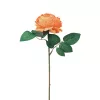 Ruža hodvábna stonka, výška 28 cm - Oranžový
