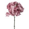 Hortenzia hodvábna stonka, výška 35 cm - Tmavoružový
