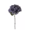 Hortenzia hodvábna stonka, výška 35 cm - Tmavofialový