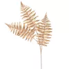 Dekoratívna papraďová vetva, výška 56 cm - Zlatá
