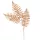 Dekoratívna papraďová vetva, výška 56 cm - Zlatá
