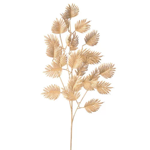 Magnóliový list, 5-vetvový, výška 92 cm - Zlatý