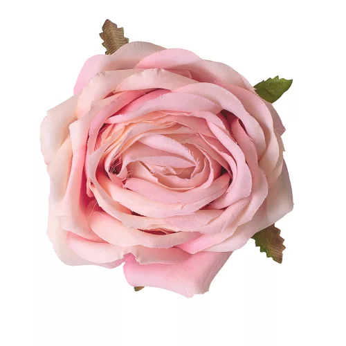 Hodvábna hlava ruže, 9cm - Tmavoružová