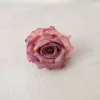 Hodvábna hlava ruže, 8cm - Tmavoružová