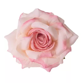 Hodvábna hlava ruže, 8cm - Svetloružová