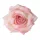 Hodvábna hlava ruže, 8cm - Svetloružová