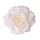 Hodvábna hlava ruže, 8cm - Ecru