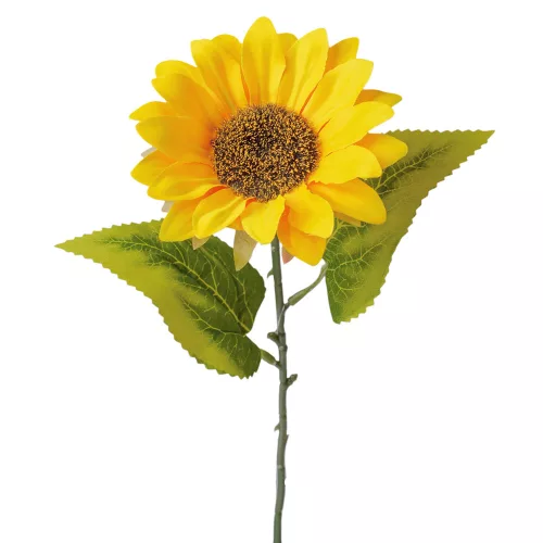 Hodvábna kytica slnečnice, 37cm - Žltá