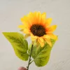 Hodvábna kytica slnečnice, 37cm - Žltá