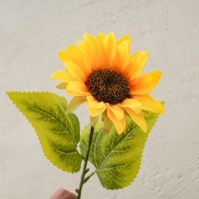 Hodvábna kytica slnečnice, 37cm - Žltá