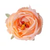 Hodvábna hlava pivónie, 10cm - Šampanská