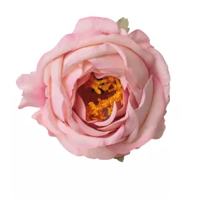 Hodvábna hlava pivónie, 10cm - Svetloružová