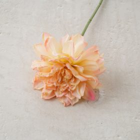 Hodvábna stonka dahlie, 28.5cm - Šampanská