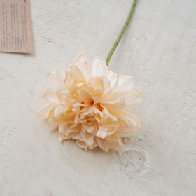 Hodvábna stonka dahlie, 28.5cm - Svetlá šampanská