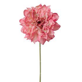 Hodvábna stonka dahlie, 28.5cm - Tmavoružová