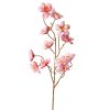 Hodvábna vetva broskyňového kvetu, 84cm - Svetloružová