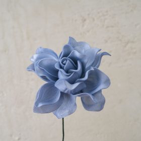 Hodvábna stonka gardénie, 24cm - Svetlomodrá