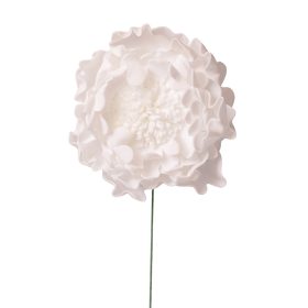 Hodvábna stonka pivónie, 26cm - Biela