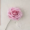 Hodvábna stonka ruže, 23cm - Ružová