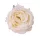Hodvábna hlava ruže, 9cm - Krémová