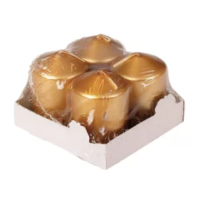 Adventná sada sviečok, 5.5 x 4cm - Metalická zlatá