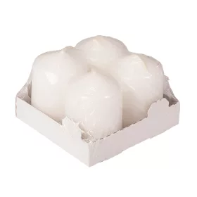 Adventná sada sviečok, 5.5 x 4cm - Matná biela