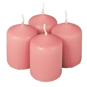 Adventná sada sviečok, 5.5 x 4cm - Matná ružová