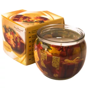   "Christmas Dreams" - Vonná sviečka s vôňou kokosového krému, v pohári