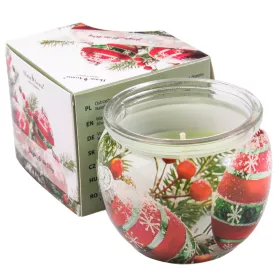   "Jingle All the Way" - Vonná sviečka s vôňou vanilkových sušienok, v pohári