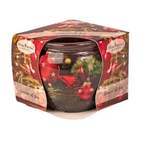   "Season of Joy" - Vonná sviečka s vôňou želé saloniek, v pohári
