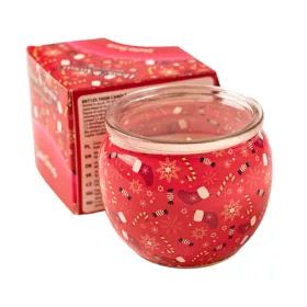 Sladkosti od Mikuláša - vonná sviečka v pohári