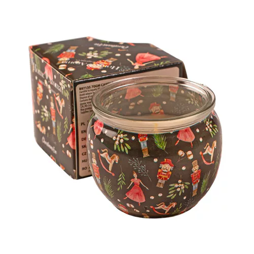 Štedrý večer - vonná sviečka v pohári