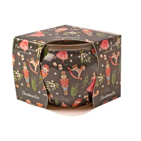 Štedrý večer - vonná sviečka v pohári