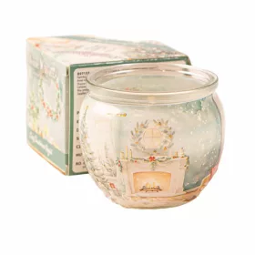 Atmosférická vianočná noc - vonná sviečka v pohári