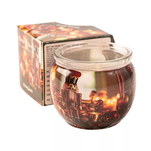 Sviatočná iskra - vonná sviečka v pohári