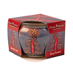 Korenená čokoláda - vonná sviečka v pohári