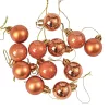 Vianočná sada 12ks gúľ, 2.5cm - Svetlohnedá