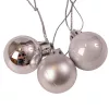 Vianočná sada 12ks gúľ, 2.5cm - Strieborná